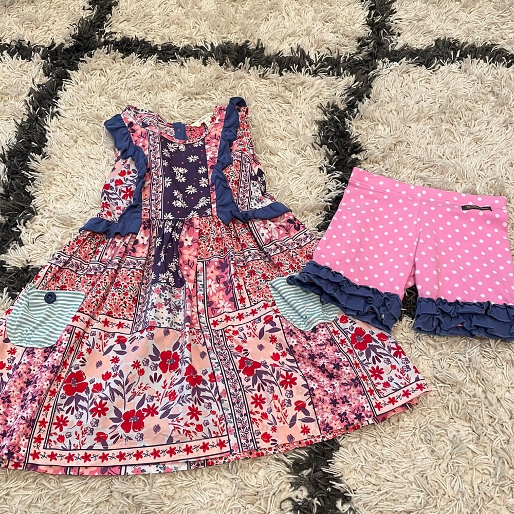 Matilda Jane Dress and Shorties